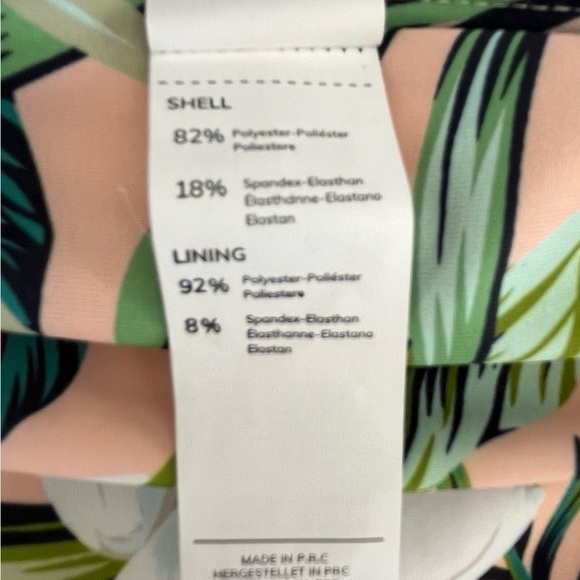 Cupshe Floral Print Med High Waisted Bikini Bottom Full Coverage NWOT - Picture 9 of 9